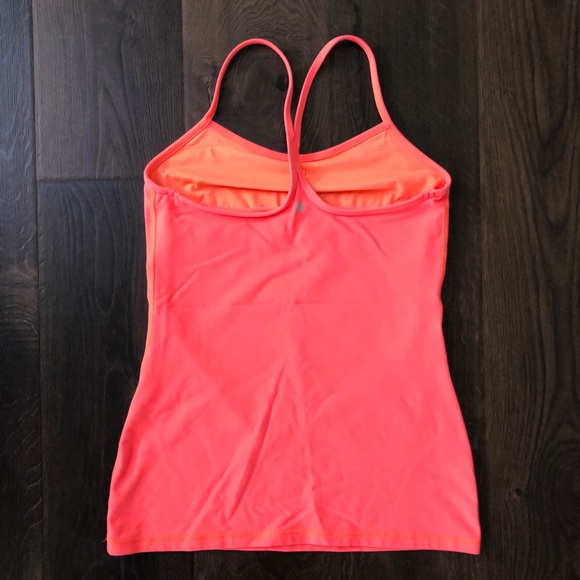 Lululemon Power Y Tank, Very Light Flare, Size 8 - Picture 2 of 6